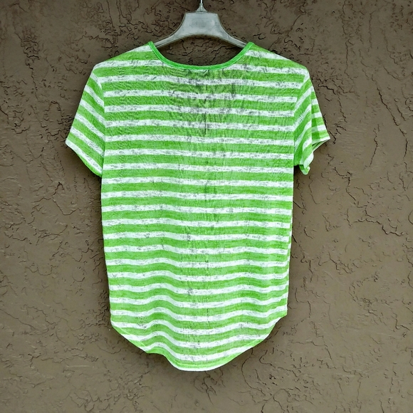 A.N.A. - LADIES SHORT SLEEVE TEE V-NECK STRIPED - Picture 4 of 8